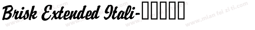 Brisk Extended Itali字体转换